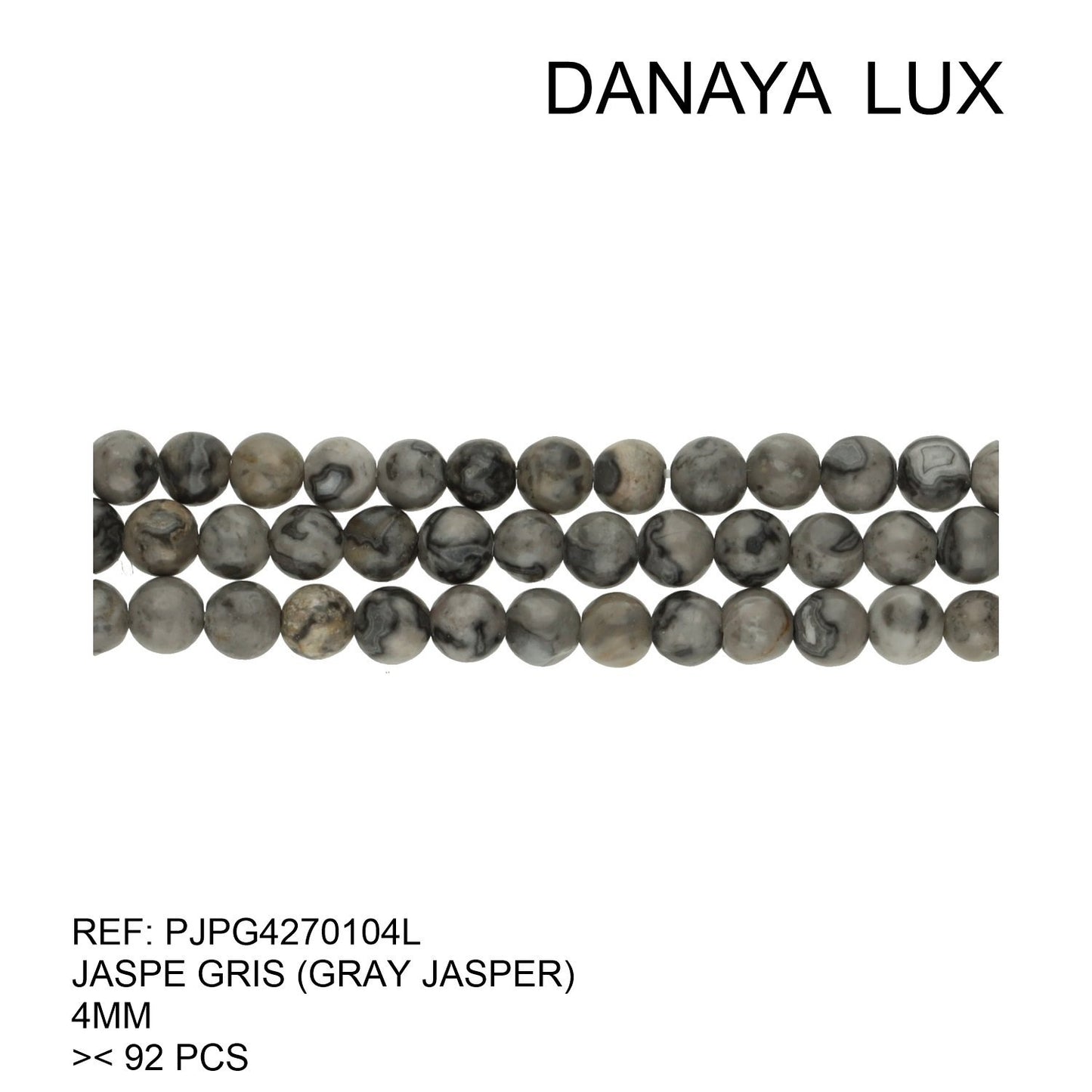 JASPE GRIS 4MM