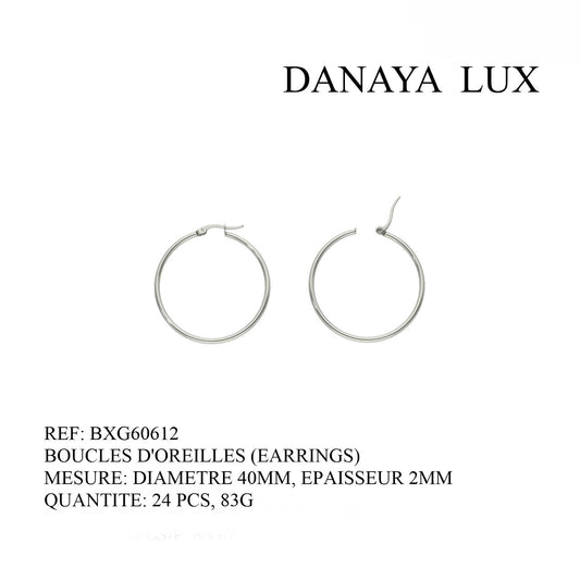 BOUCLES D'OREILLES DIAMETRE 40MM