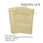 SAC EN LIN CRÈME 13X18