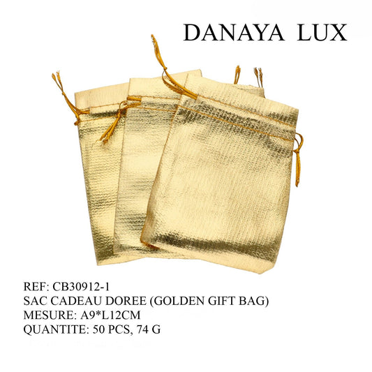 SAC CADEAU DORÉ 9*12