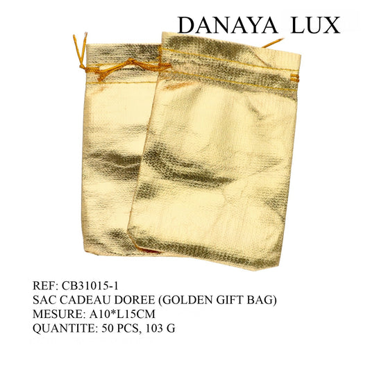 SAC CADEAU DORÉ 10*15