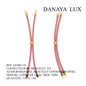 CONNECTEUR DE BRACELET EN ACIER ROSE, LONG 12CM, QUANTITE.: 5U