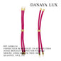 CONNECTEUR DE BRACELET EN ACIER FUCHSIA, LONG 12CM, QUANTITE.: 5U
