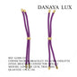 CONNECTEUR DE BRACELET EN ACIER VIOLETTE, LONG 12CM, QUANTITE.: 5U