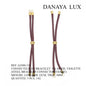 CONNECTEUR DE BRACELET EN ACIER BRUN, LONG 12CM, QUANTITE.: 5U