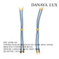 CONECTOR DE PULSERA EN ACIER BLEU, LARGO 12CM, CANTIDAD: 5U