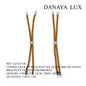 CONECTOR DE PULSERA EN ACIER MARRÓN, LARGO 12CM, CANTIDAD.: 5U