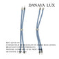 CONECTOR DE PULSERA EN ACIER BLEU, LARGO 12CM, CANTIDAD: 5U