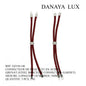 CONECTOR DE PULSERA EN ACIER GRANATE, LARGO 12CM, CANTIDAD.: 5U