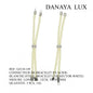 CONNECTEUR DE BRACELET EN ACIER BLANC CREME, LONG 12CM, QUANTITE.: 5U