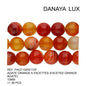 AGATE ORANGE A FACETTES 10MM