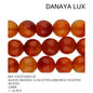 AGATE ORANGE A FACETTES 12MM