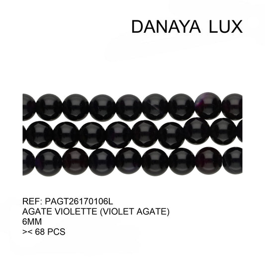 AGATE VIOLETTE 6MM