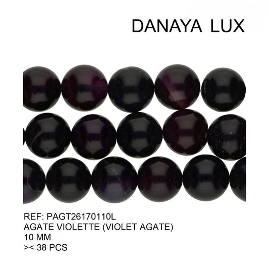 AGATE VIOLETTE 10MM
