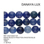 AGATE BLEUE A FACETTES 10MM