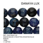 AGATE BLEUE À FACETTES 14MM