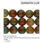 AGATE VERT A FACETTES 12MM