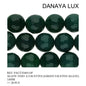 AGATE VERT A FACETTES 14MM