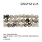 AGATE GRISE A FACETTES 6MM