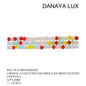 COLORED FACETED CRYSTAL A3*L2MM