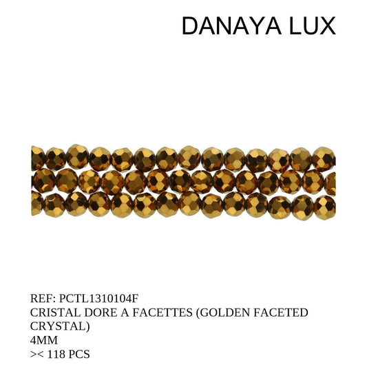 CRISTAL FACETADO DORADO 4MM