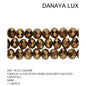 CRISTAL A FACETTES DORE 8MM