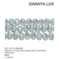 CRISTAL A FACETTES GRIS 8MM