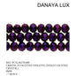 CRISTAL A FACETTES VIOLETTE 8MM