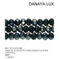 CRISTAL A FACETTES VERT 8MM