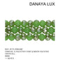 CRISTAL A FACETTES VERT 8MM