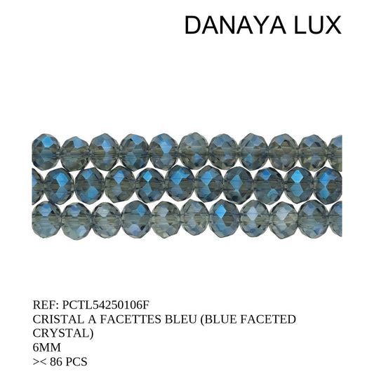 CRISTAL FACETADO AZUL 6MM