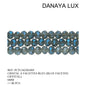 CRISTAL A FACETTES BLEU 6MM