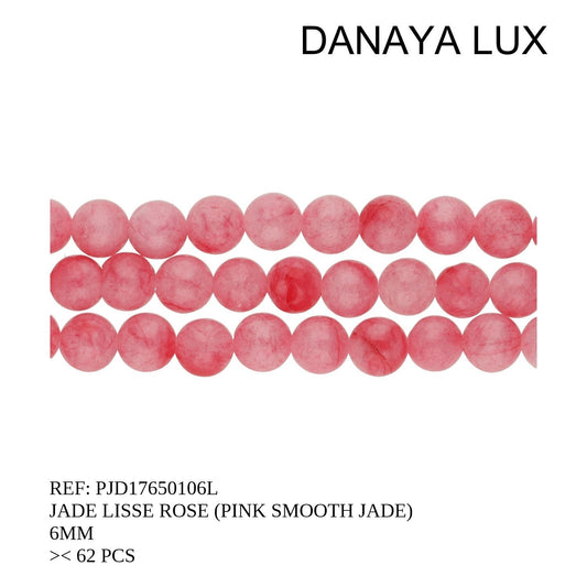 JADE LISO ROSA 6MM