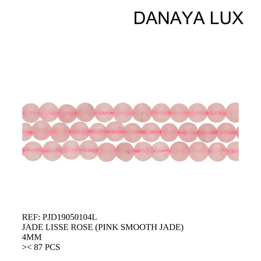 JADE LISO ROSA 4MM