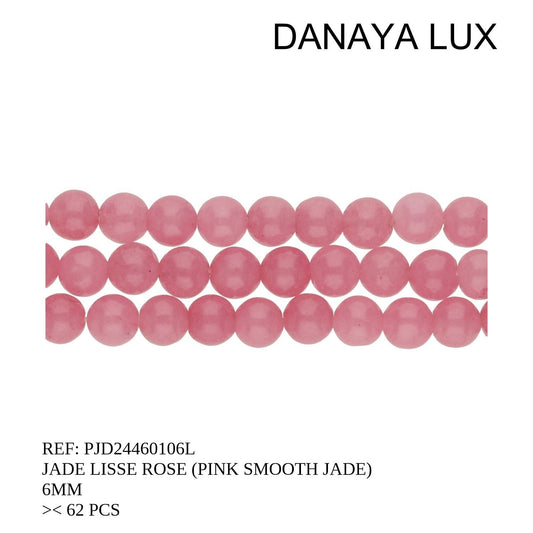 JADE LISO ROSA 6MM