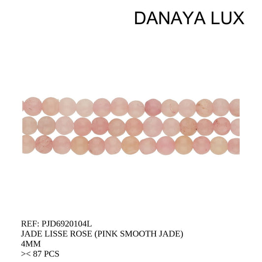 JADE LISO ROSA 4MM