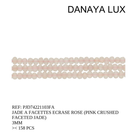 JADE FACETADO TRITURADO ROSA 3MM