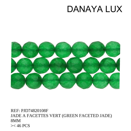 JADE VERDE FACETADO 8MM