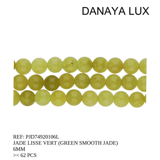 JADE VERDE LISO 6MM