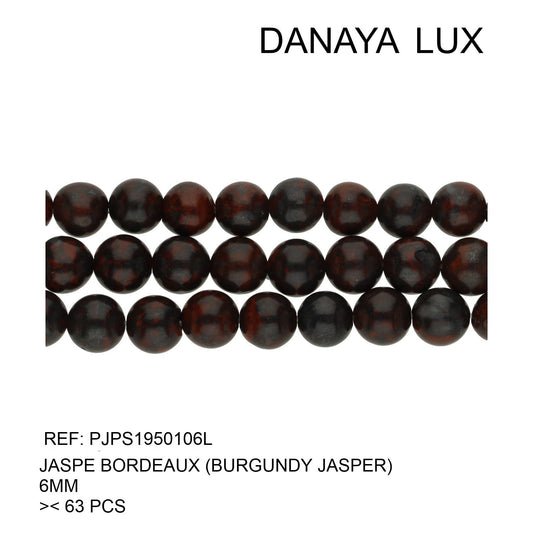 JASPE BORDEAUX 6MM