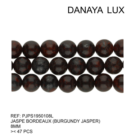 JASPE BORDEAUX 8MM