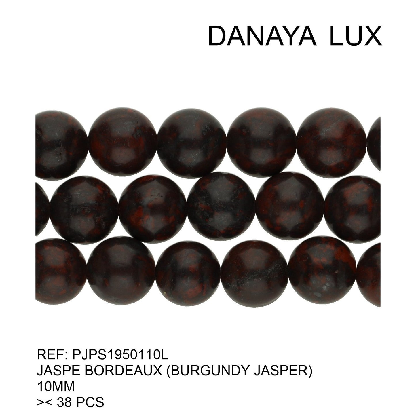 JASPE BORDEAUX 10MM