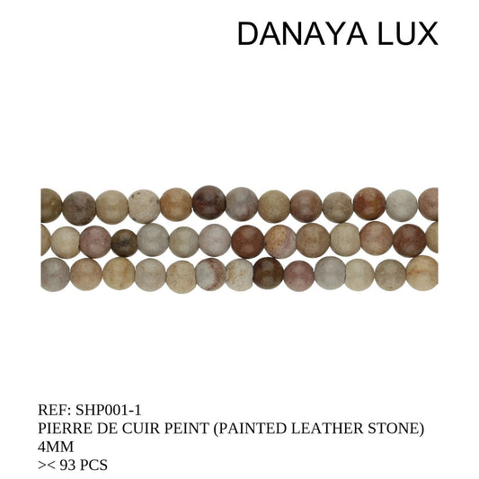 CUERO PINTADO PIEDRA 4MM