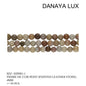 PAINTED LEATHER STONE 4MM