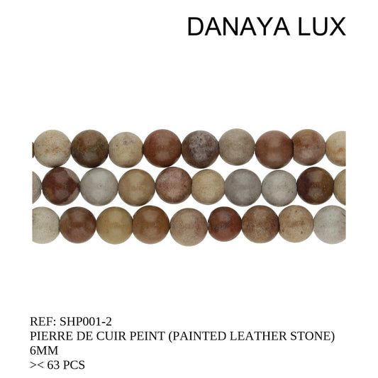 CUERO PINTADO PIEDRA 6MM