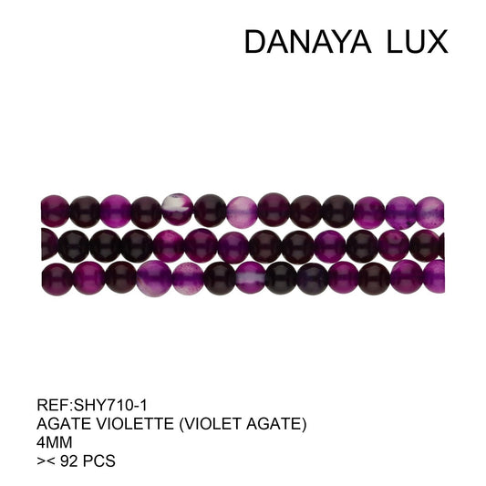AGATE VIOLETTE 4MM