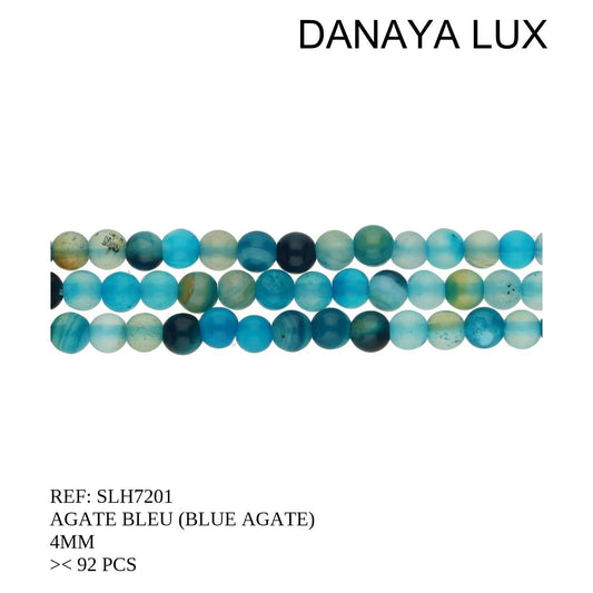 AGATE BLEUE 4MM