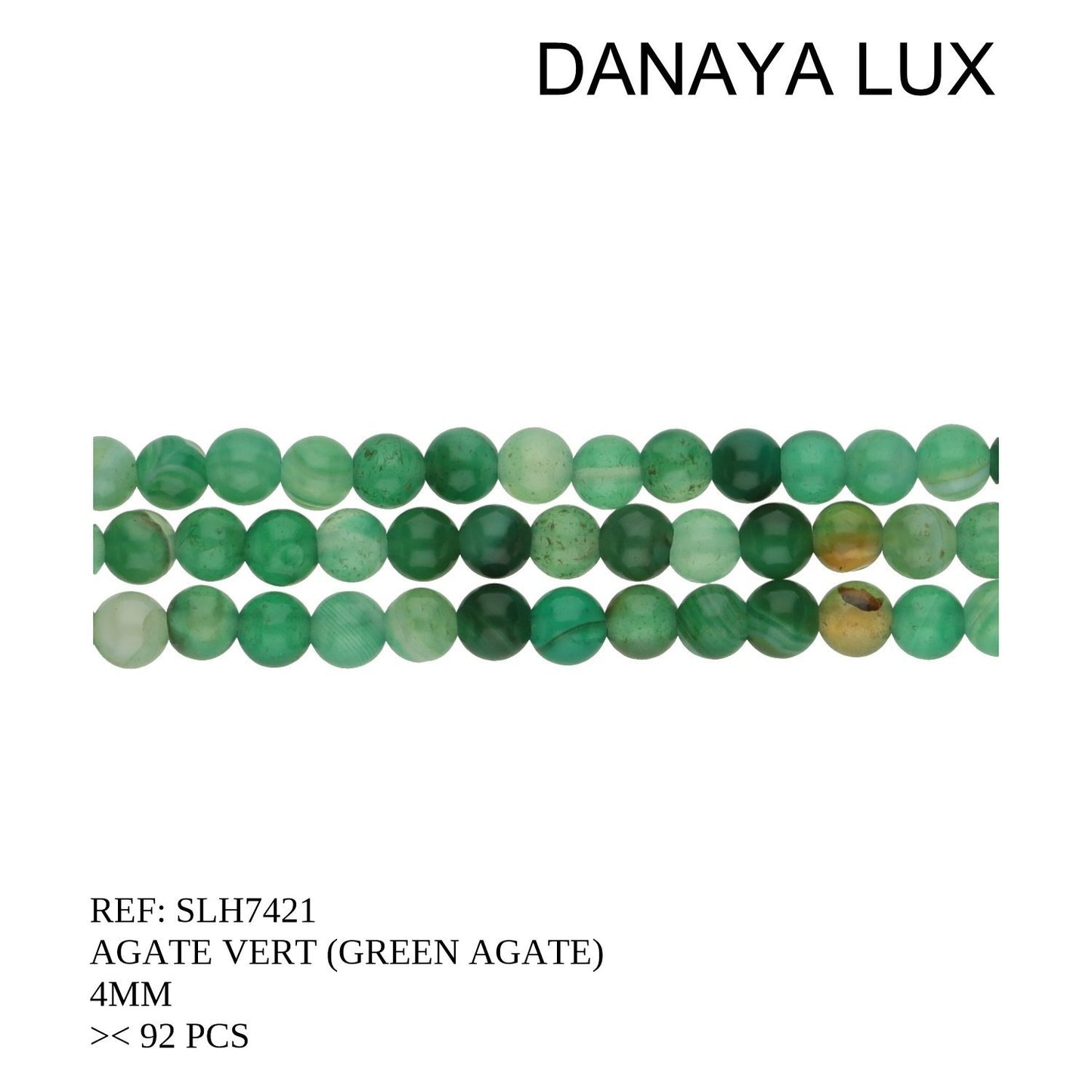 AGATE VERTE 4MM